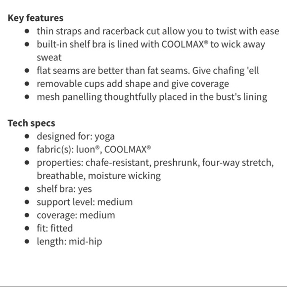 Lululemon power Y tank - Picture 4 of 6